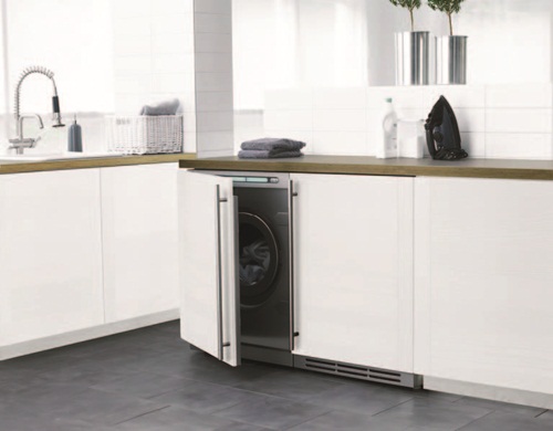 洗衣機通常都會放在陽台，但如果是小坪數居家沒有陽台