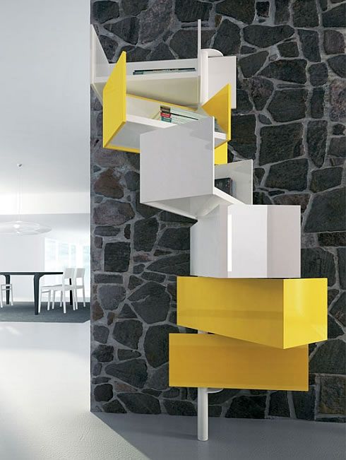 現代家具關心整體空間的未來延展性，Giralot 系統儲物