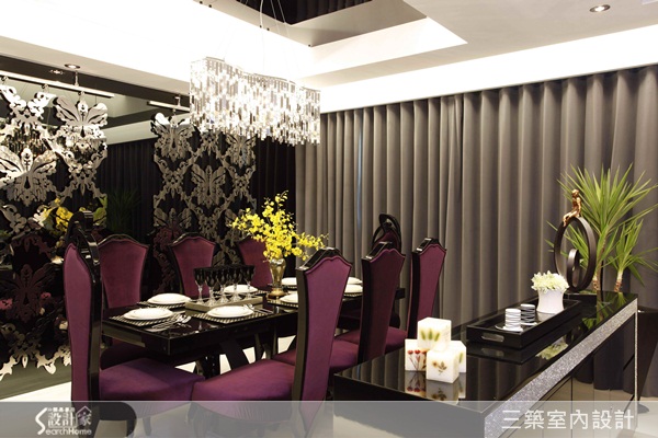 乾淨而現代，卻又要有氣派奢華的質感，是屋主對於居家