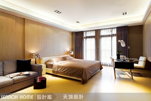 空間的低調來自於沒有過多繁複的裝飾，但仍可藉由高級