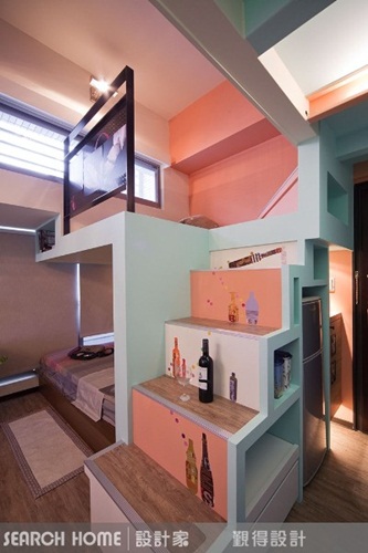 夾層空間已不大了，不可能再加入太多牆，因此，就要利