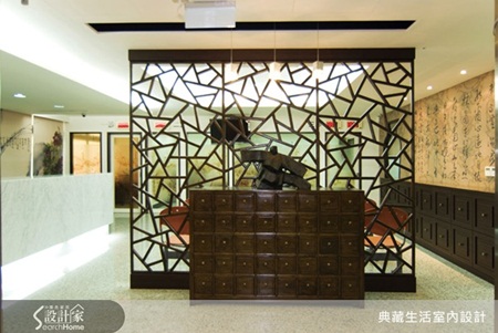 造型設計、幾何線條、玄關、天花板