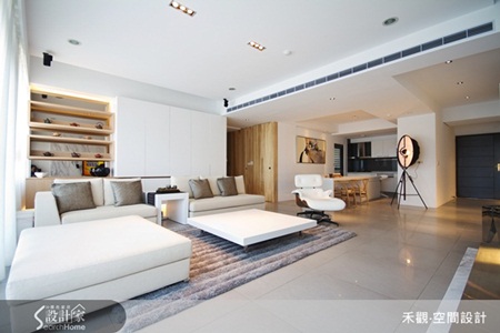 白色、原木、改變格局