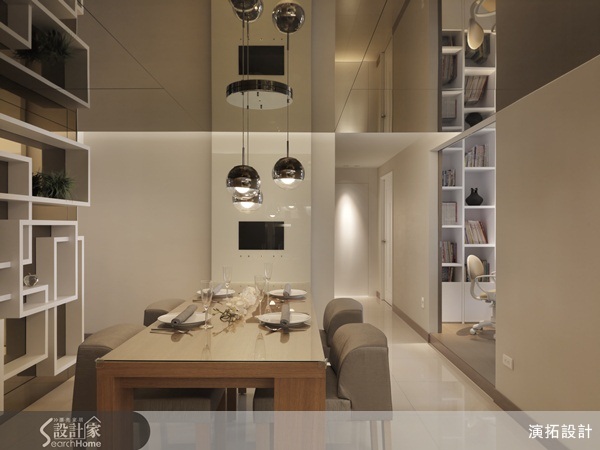 餐廳、茶鏡、籐編家具、浴室