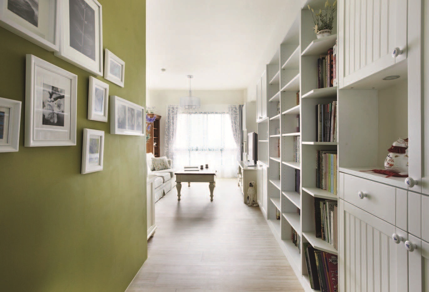 不少人對於北歐風格的認定都在「白白的空間」，基本上