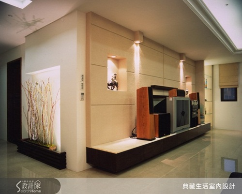 大坪數、禪風、大理石、電視主牆、吧台、書房