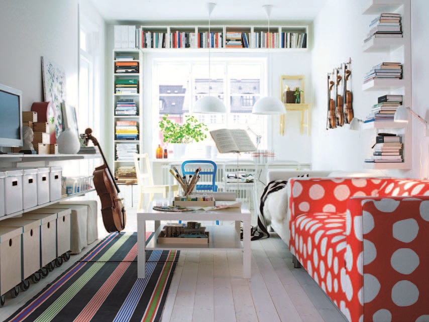 不少人對於北歐風格的認定都在「白白的空間」，基本上