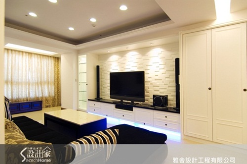 本案屋主喜愛美式悠閒的空間調性，希望讓居家成為一個