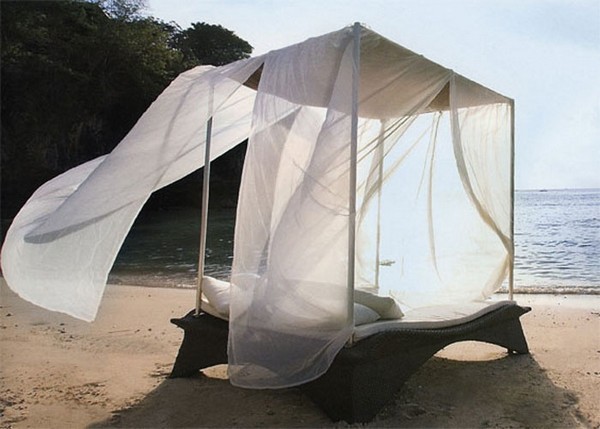 戶外休憩床、造型床舖、南洋風