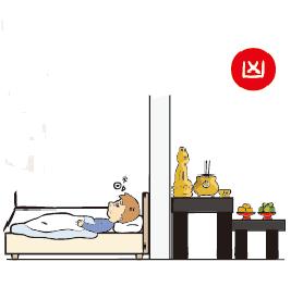 「臥房」狹意是指主臥室，廣意則是指所有臥室房間。選