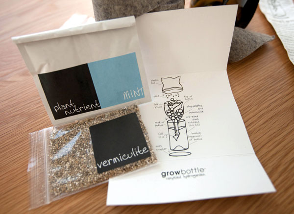 瓶中草不只設計美觀大方，也為友善地球盡心力。來自空