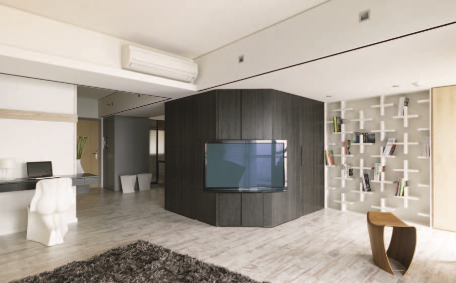 不少人對於北歐風格的認定都在「白白的空間」，基本上