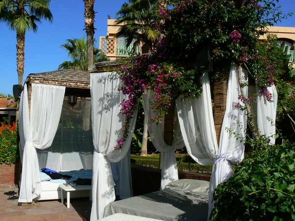 戶外休憩床、造型床舖、南洋風