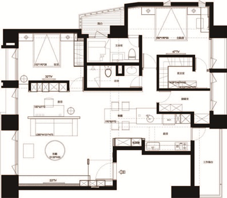 木質、客變、中島廚房