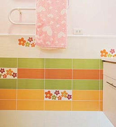 壁紙、磁磚、腰帶
