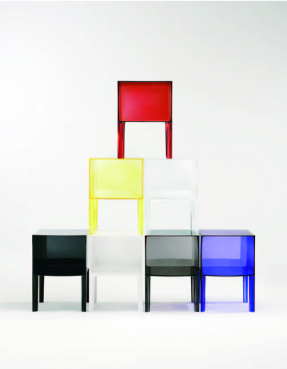 Kartell承襲了義大利時尚設計的敏銳嗅覺，網羅許多世