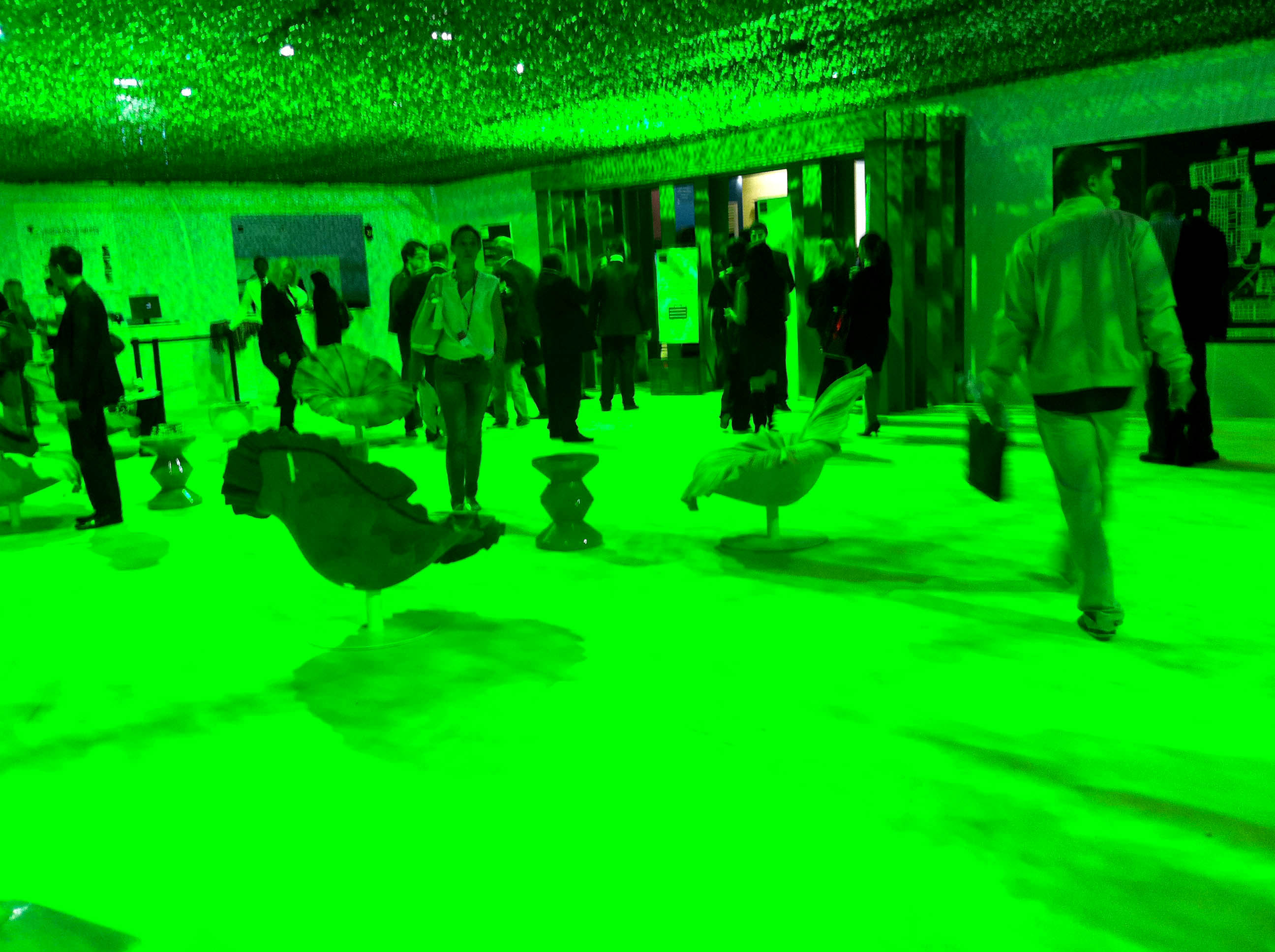 一到星期日近來閒逛的人也增加了許多，但Maison & Obj