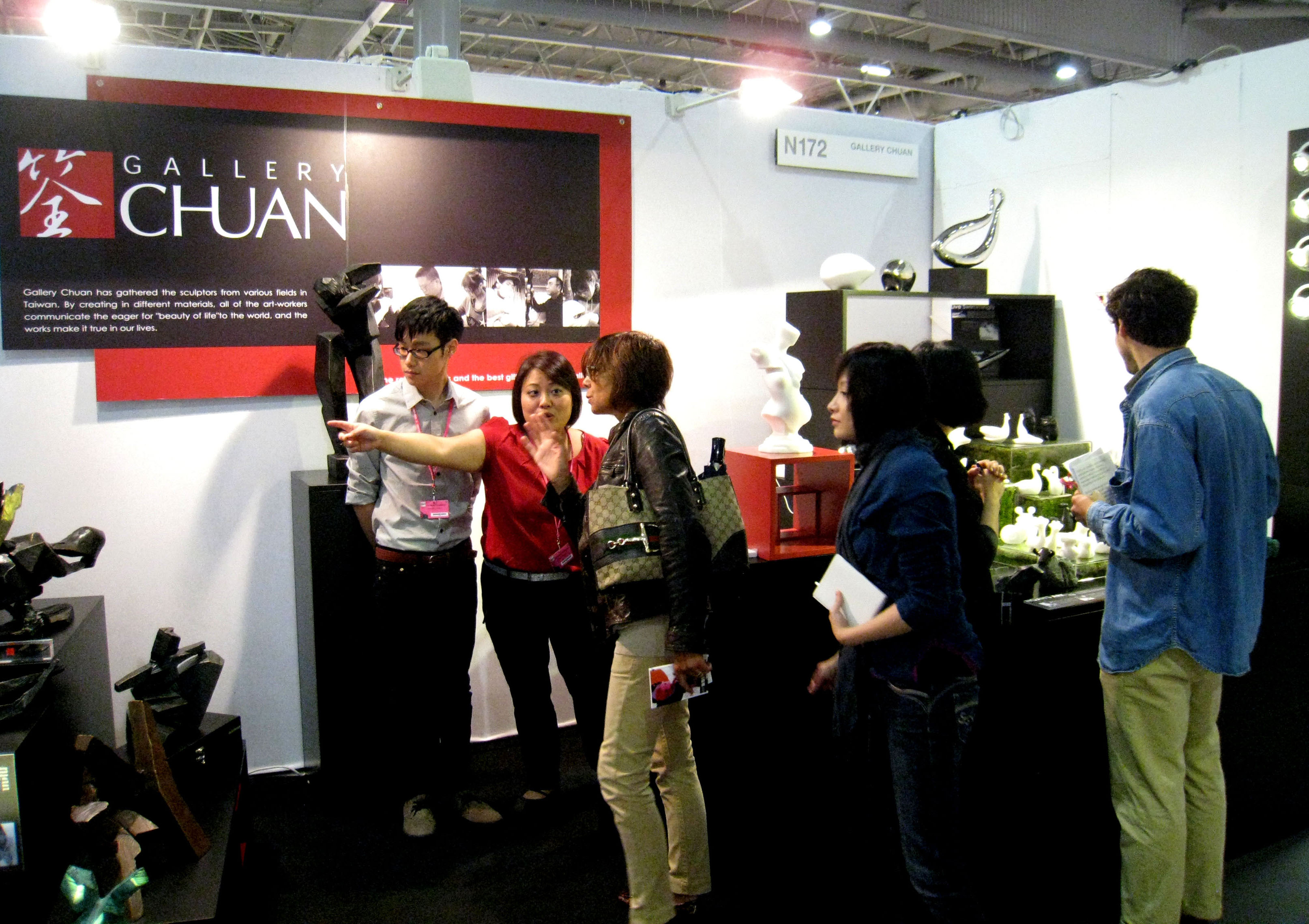 來國外展覽最有趣的一件事就是會碰到來自各國、各式各