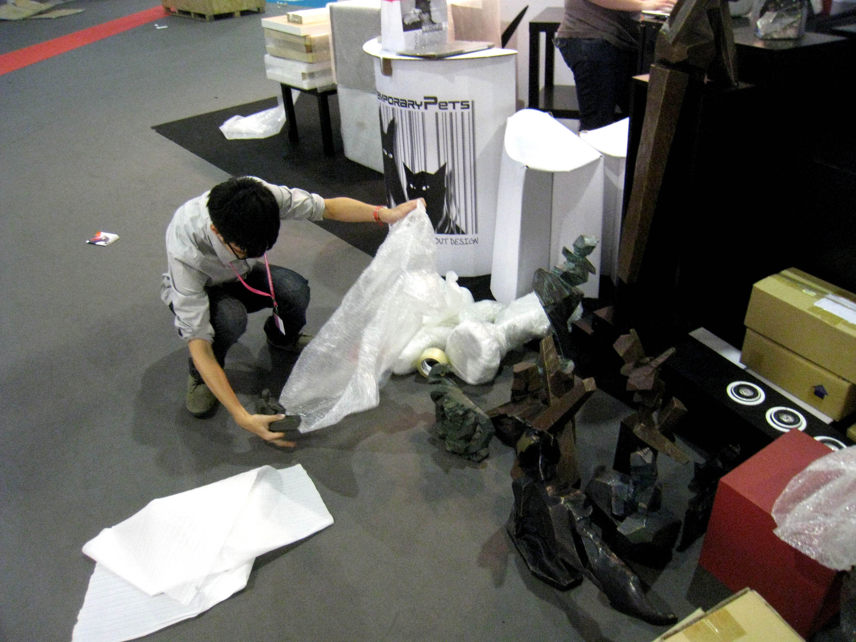 為期五天的展覽也一下子就來到了尾聲，先前幾天較為緊