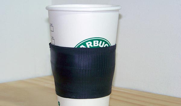 之前曾有讀者投書，將自行車的破胎手作為個性髮箍和漂