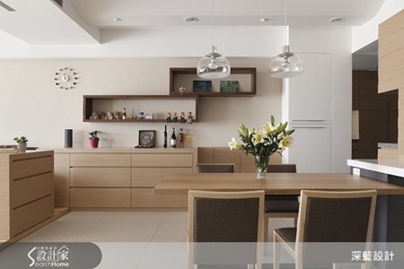 格局規劃、自然風、玄關、木櫃