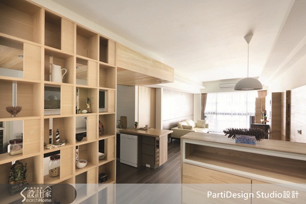 自然原木、早餐檯、環保、主牆設計、新秀設計師、輕裝修