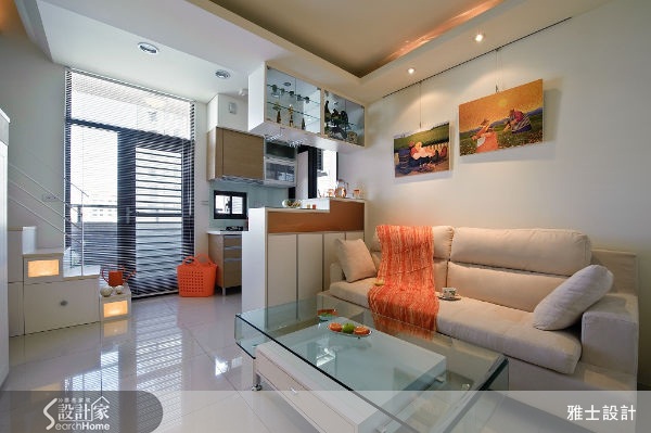 一間讓人看了心曠神怡、四處隱藏著不具壓迫感的收納機