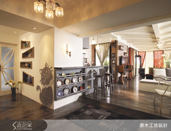 因為耳濡目染的關係，身為室內設計師的李佳鈺很喜歡松