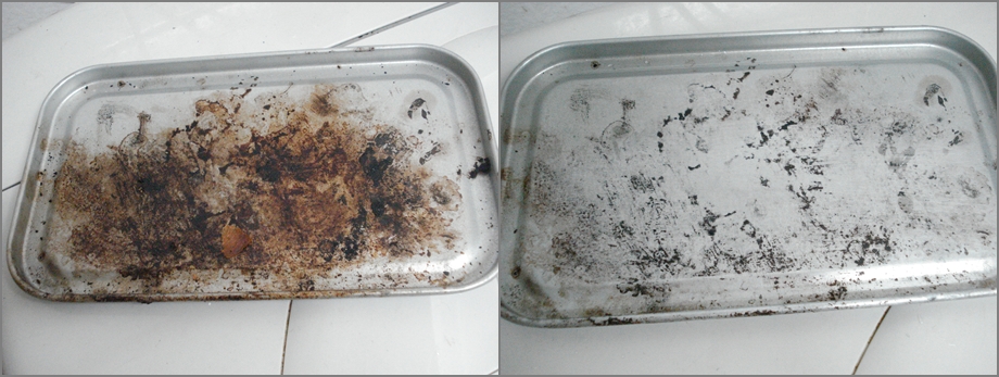 走進廚房,看著越來越髒的烤箱,「唉~」轉頭就走,視