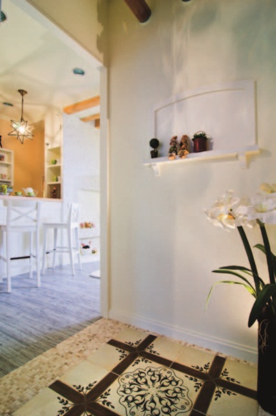 歐美鄉村風、木紋磚