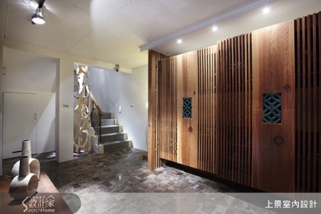 老屋、透天別墅、放大空間感、水泥鋪面、度假