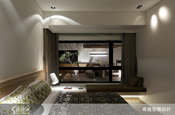 納室外景入室、庭園、大坪數、休閒療癒、現代風、植栽