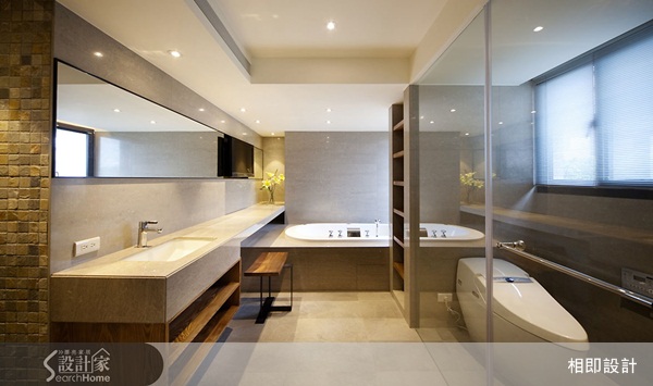 美式風、白色材質、水泥主牆