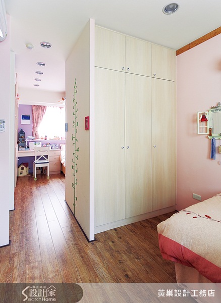 兒童房設計、無甲醛板材、無毒環保塗料、書櫃、童趣