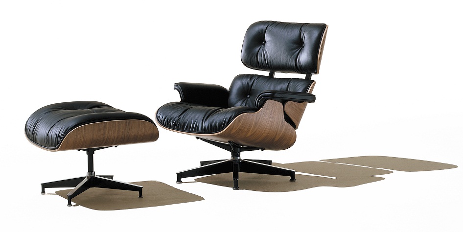 單椅、Eames Lounge Chair & Ottoman、Charles & Ray Eames