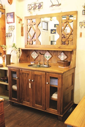 南歐鄉村風、原木家具