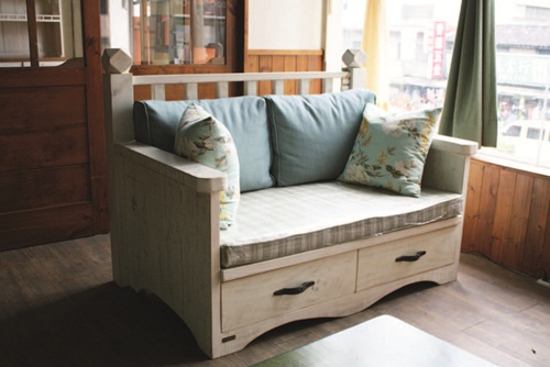 南歐鄉村風、原木家具