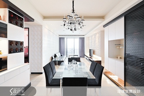 櫃子收納設計、電風扇除濕機收納、玄關收納