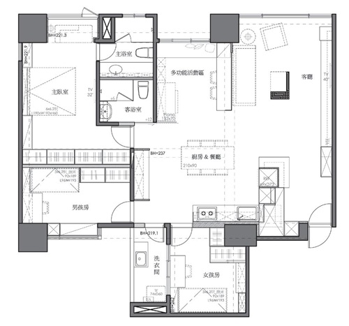 親子互動動線設計、居家室內遊戲空間