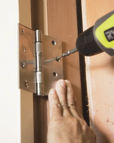 修門、安裝門絞鏈