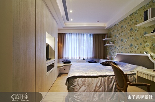 英式鄉村、壁紙、白色空間