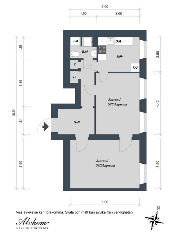 北歐風、小坪數、公寓