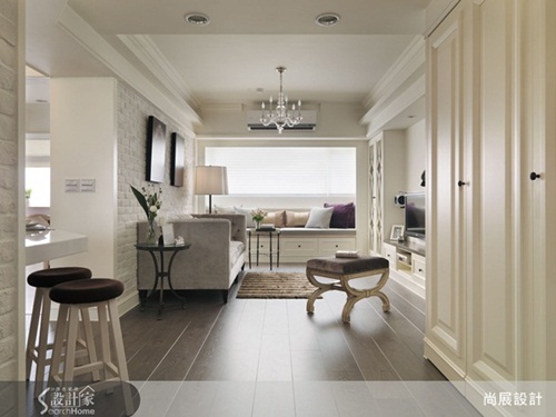 美式風、文化石