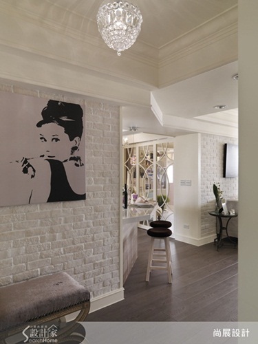 美式風、文化石