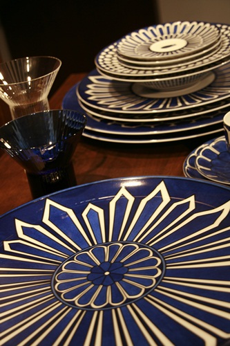 青花瓷、瓷器、餐具、HERMÈS法國愛馬仕、Arielle de Brichambau