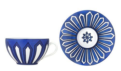 青花瓷、瓷器、餐具、HERMÈS法國愛馬仕、Arielle de Brichambau