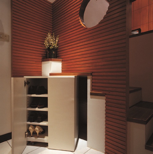 死巷、鏡子、玄關、天橋、樓梯