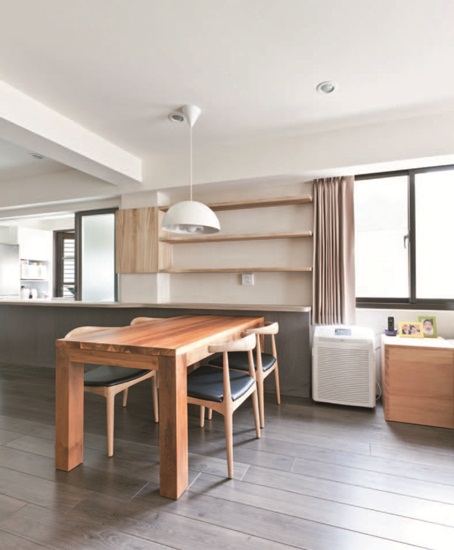 木設計、風化梧桐木、柚木家具