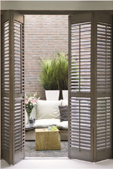 木百葉窗、百葉窗、窗簾