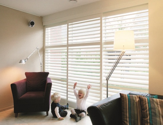 木百葉窗、百葉窗、窗簾